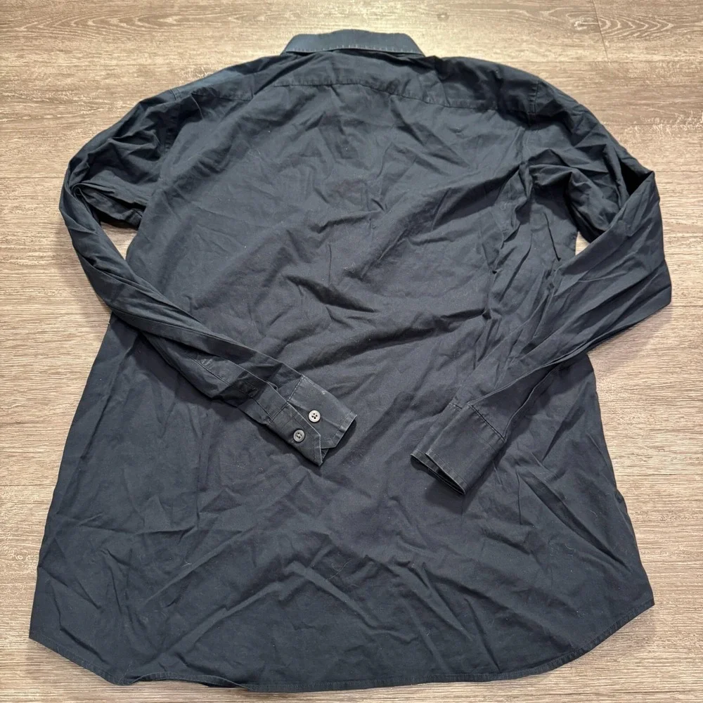 Banana Republic Shirt Mens Large‎ Blue Long Sleeve Button Up Slim Fit Cotton